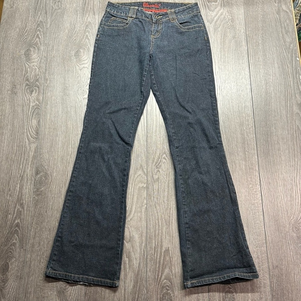 Bluenotes Dark Wash Flare Bootcut Jeans 26 x 32 Y2K Low Rise W26 L32